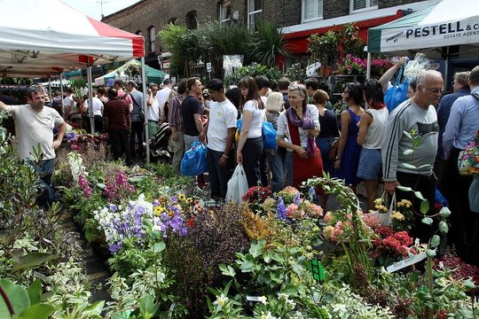 Columbia Road Market.