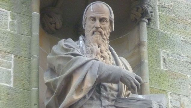 John Knox statue at Haddington.