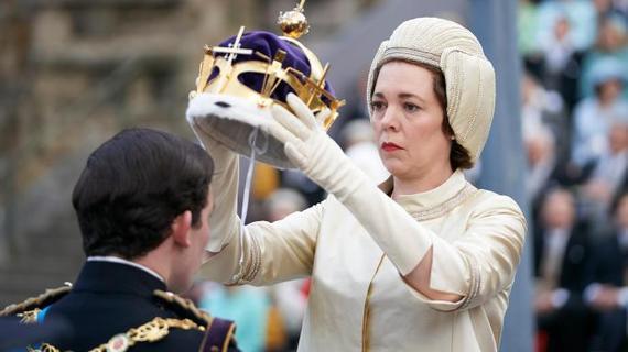 Olivia Coleman as Queen Elizabeth II, in The Crown