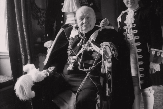 British Prime Minister Winston Churchill.